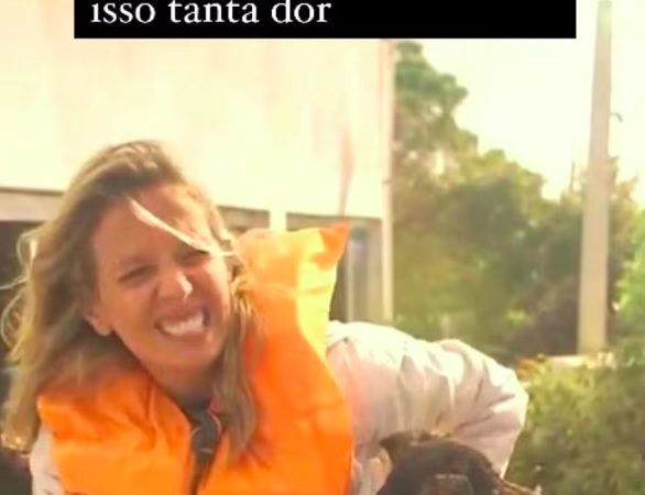 Luisa Mell fratura duas costelas enquanto resgatava animais no RS