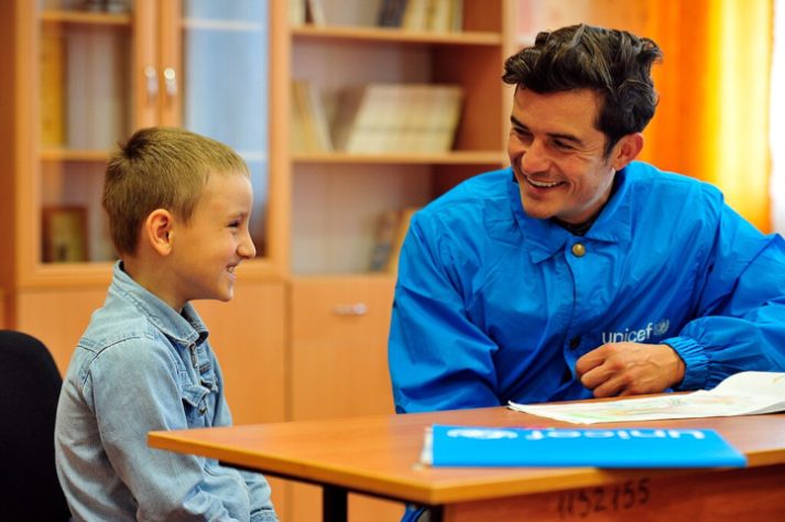 Orlando Bloom é embaixador da UNICEF
