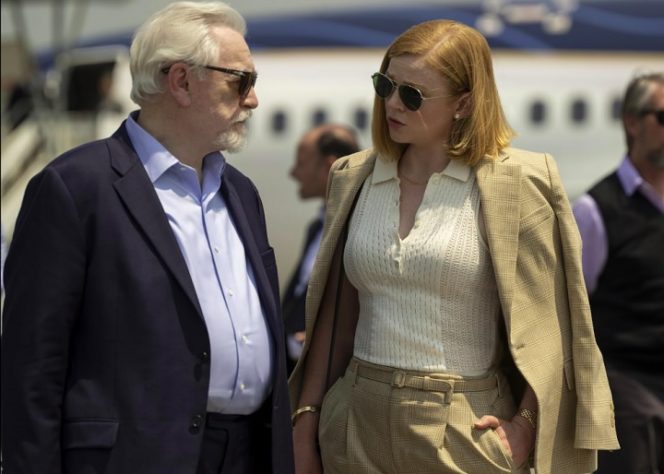 Sarah Snook e Brian Cox em 