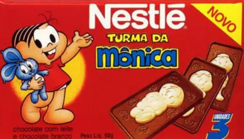 Chocolates que deixaram de existir - Turma da Mônica da Nestlé
