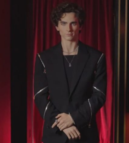 estátua de cera Timothée Chalamet Madame Tussauds