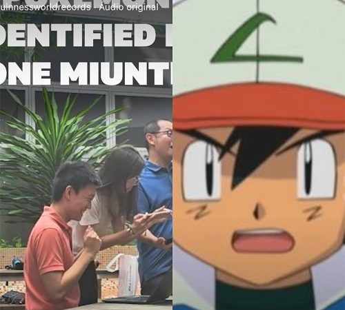 Homem entra para o Livro dos Recordes ao memorizar números dos Pokémons