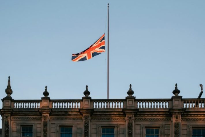 Parlamento britânico - Bandeira do Reino Unido
