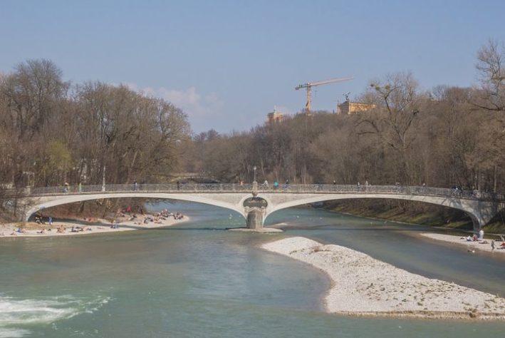 Rio Isar - Munique, Alemanha