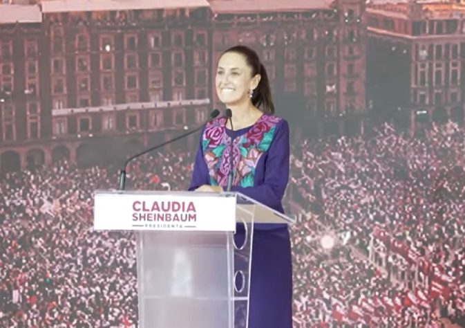 Claudia Sheinbaum é eleita a primeira presidente mulher da história do México