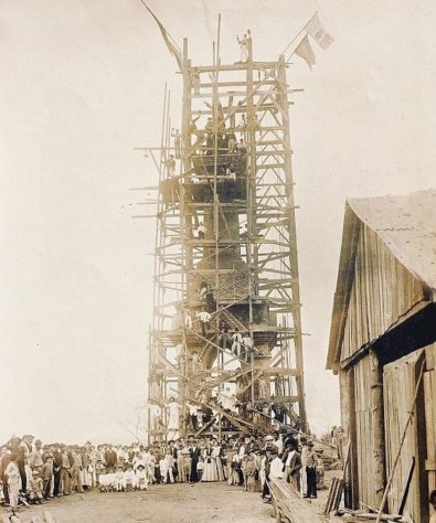 Cristo Redentor em construção