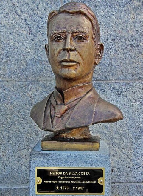 A concepção da estátua foi realizada pelo engenheiro Heitor da Silva Costa e o desenho final da face de Cristo foi feito pelo escultor francês Paul Landowski. -wikimedia commons Halley Pacheco de Oliveira