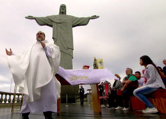 Missa no Cristo Redentor, RJ