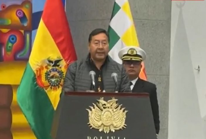 Luis Arce, presidente da Bolívia 