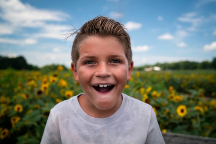 Criança sorrindo
