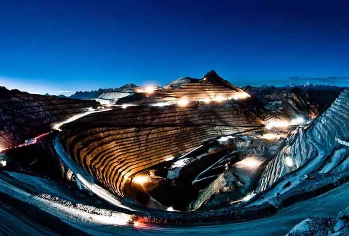 Antamina (Peru): Localizada na cordilheira dos Andes, é uma das maiores e mais significativas operações de mineração de cobre e zinco do mundo.-Divulgação