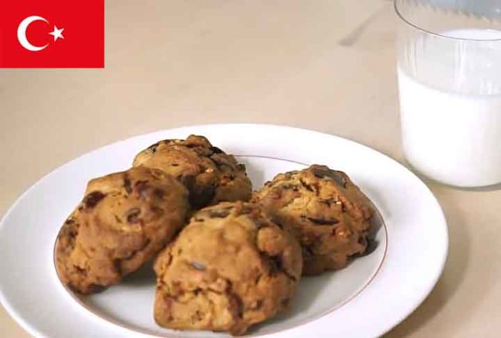 Praline stuffed cookies - Melhores biscoitos do mundo - Reprodução de Youtube Canal pastry notes