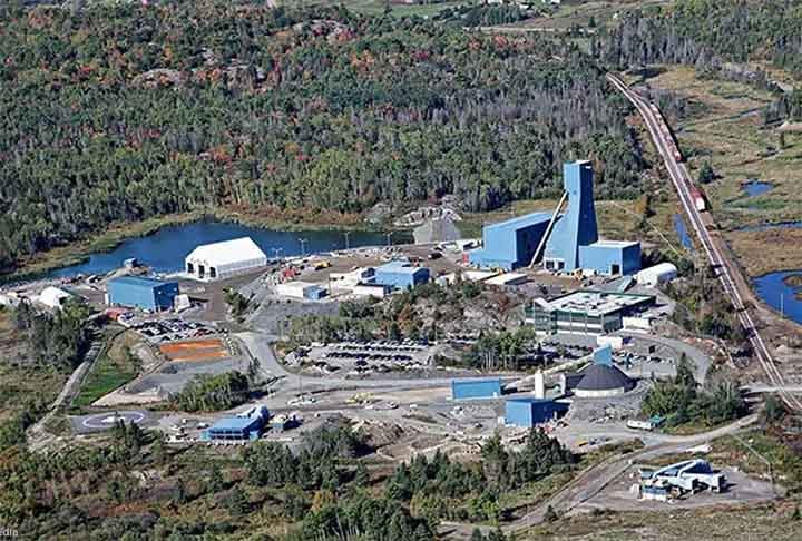 Totten (Canadá): Localizada na província de Ontário, essa mina é conhecida por sua produção de níquel e cobre e faz parte do portfólio da Vale, uma das maiores empresas de mineração do mundo.- Divulgação