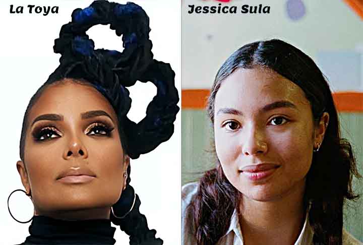 Jessica Sula - Atriz britÃ¢nica que trabalhou no suspense â??Fragmentadoâ?, de M. Night Shyamalan, interpreta a cantora La Toya Jackson, irmÃ£ de Michael Jackson.
