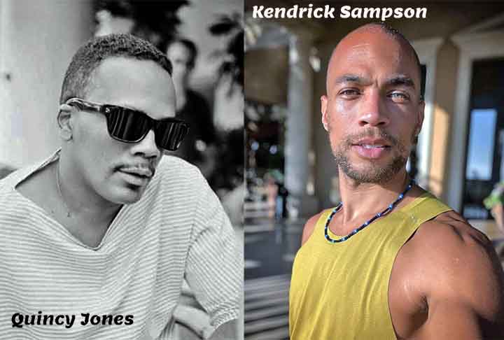 Kendrick Sampson - O ator que trabalhou em diversas sÃ©ries, como â??The Vampire Diariesâ? e â??Insecureâ?, interpreta Quincy Jones, celebrado empresÃ¡rio e produtor musical.
