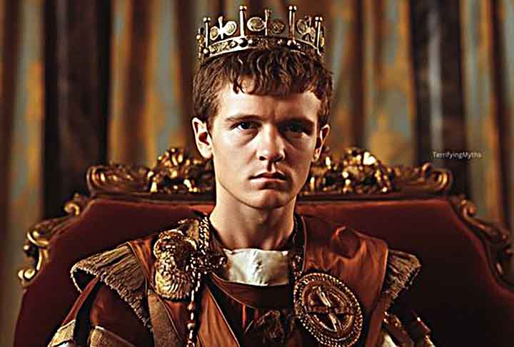 Fontes como Suetônio e Dio Cássio afirmam que Calígula incentivou que as pessoas o tratassem como Deus e chegou a aparecer associado a Apolo e Mercúrio. Porém, historiadores atuais ressaltam que esses relatos podem ter sido exagerados ou usados para difamá-lo politicamente, já que foram escritos após sua morte.