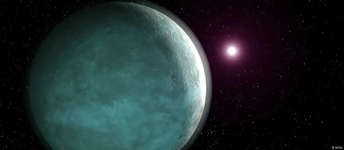 Recentemente, graças ao Hubble, astrônomos descobriram um planeta denominado GJ 9827d, que tem cerca de duas vezes o diâmetro da Terra, e é o menor exoplaneta encontrado com vapor de água na atmosfera. - 