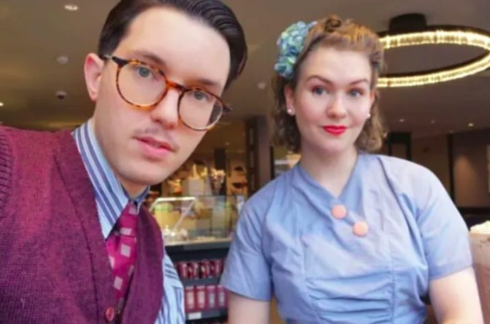Casal vive ambientado nos anos 1940
