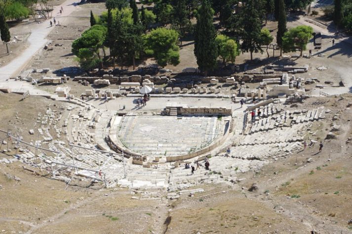 Teatro de Dioniso - Acrópole de Atenas, Grécia