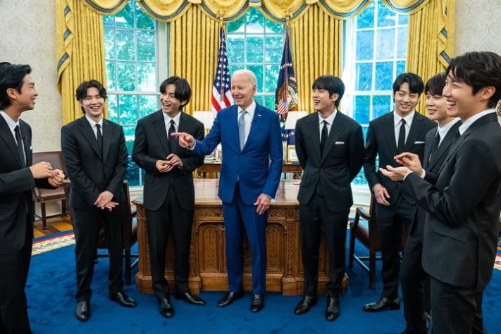 BTS com Joe Biden