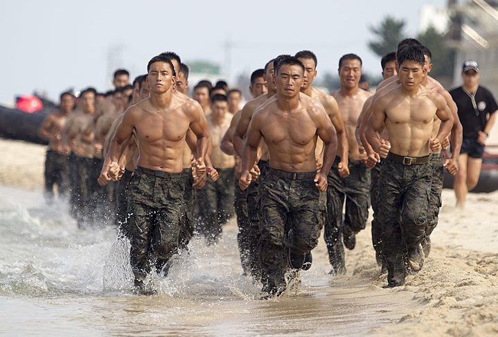 A Coreia do Sul conta com  exército moderno e bem treinado, focado na defesa contra a Coreia do Norte. Com um forte compromisso com tecnologia e inovação, mantém parcerias estreitas com os EUA e participa de missões internacionais. É quinto, com nota 0.1416.