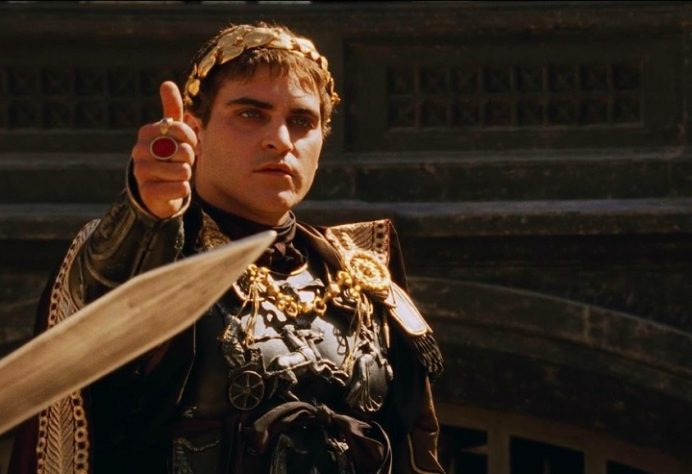 Joaquim Phoenix em Gladiador