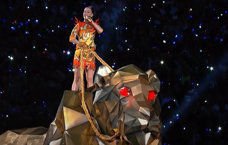 Katy Perry no Super Bowl de 2015