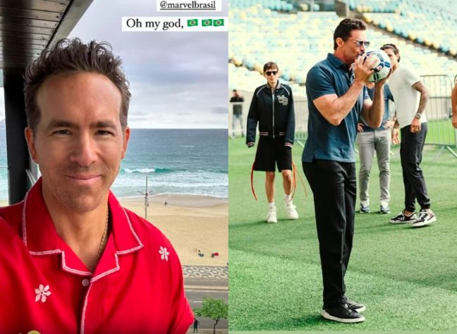 Ryan Reynolds e Hugh Jackman no RJ