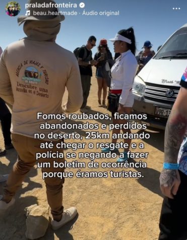 Brasileiros são assaltados em deserto no Peru