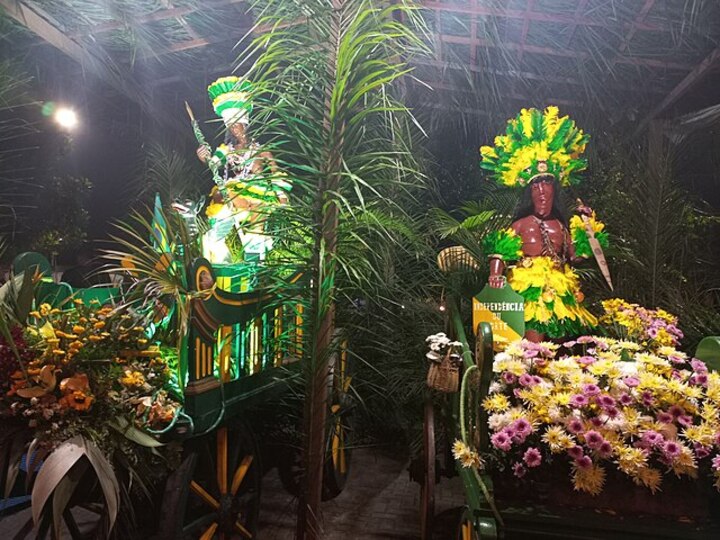 Na celebração anual do 2 de Julho, as ruas de Salvador recebem um tradicional cortejo cívico e popular. A multidão acompanha os carros do Caboclo e da Cabocla, símbolos da participação popular e da vitória na Independência do Brasil na Bahia, por um percurso histórico entre a Lapinha e o Campo Grande.
