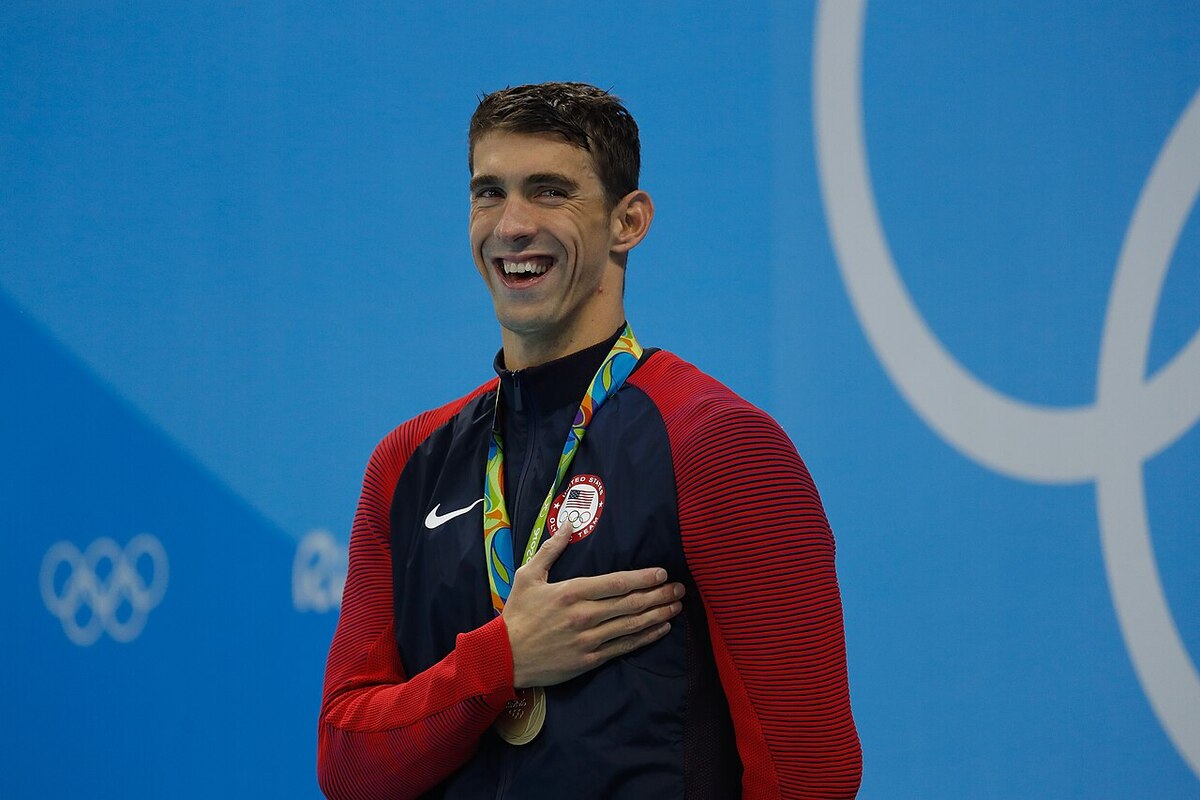 Nadador Michael Phelps - recordista de medalhas nos Jogos Olímpicos