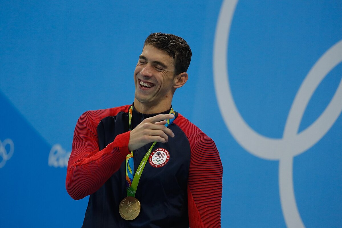 Nadador Michael Phelps - recordista de medalhas nos Jogos Olímpicos