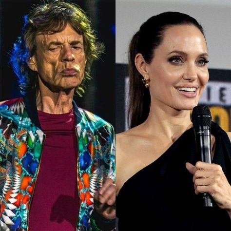 Montagem - Mick Jagger e Angelina Jolie