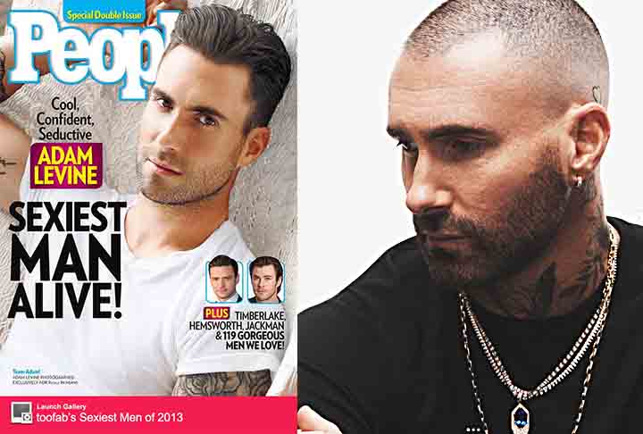 2013 — Adam Levine: Vocalista da banda Maroon 5, Adam Levine nasceu em 18 de março de 1979. Ele também já foi jurado do "The Voice", de 2011 a 2019, e atuou em filmes como "Mesmo Se Nada Der Certo", de 2013.