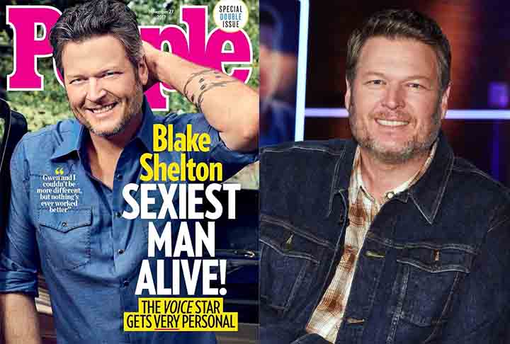 2017 — Blake Shelton: Nascido em 18 de junho de 1976, Blake Shelton é um renomado cantor e compositor de música country norte-americano. Se tornou ainda mais conhecido como jurado do "The Voice" de 2011 a 2019.