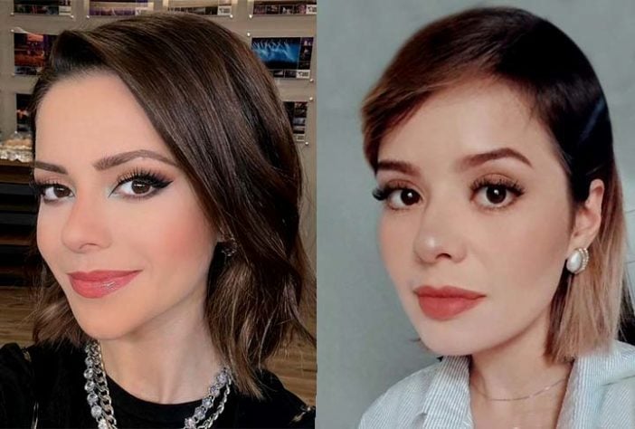 Sandy e Jéssica Lira - Sósias Famosos - Reprodução dos Instagrams @sandyoficial e @jeh_artes