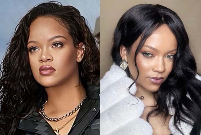 Rihanna e Priscila Beatrice - Sósias Famosos - Reprodução dos Instagrams @badgalriri e @priscila.beatrice