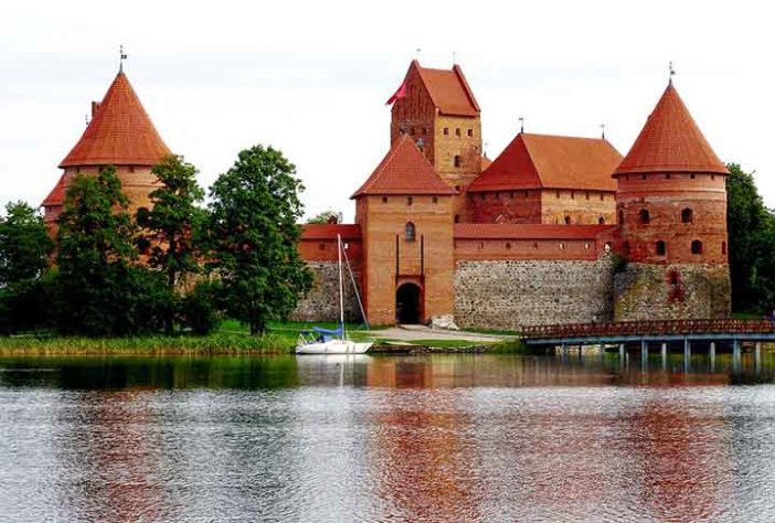 Lituânia, Castelo de Trakai - Países Bálticos