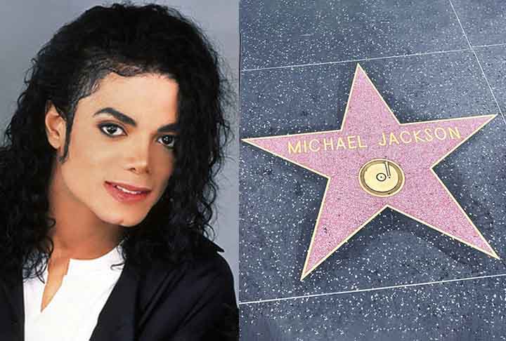 Algumas celebridades têm o nome gravado em mais de uma categoria da Calçada da Fama. É o caso de Michael Jackson, o Rei do Pop. 


