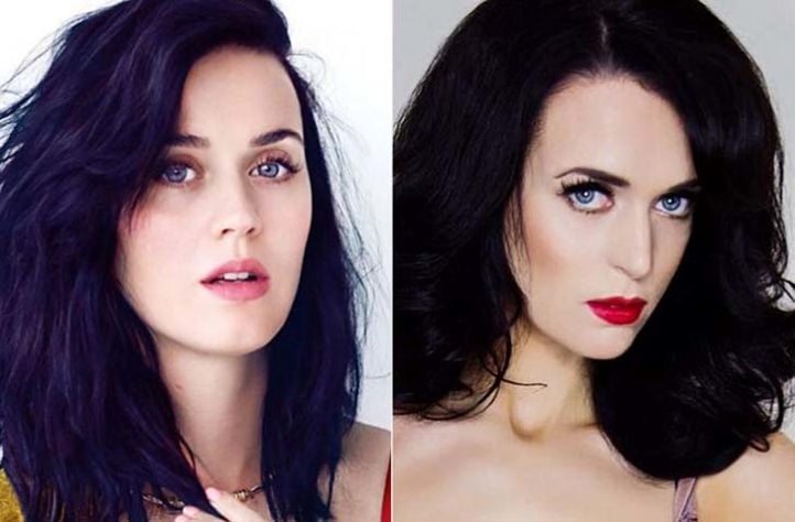 Katy Perry e Francesca Brown - Sósias Famosos - Divulgação e reprodução de Instagram
