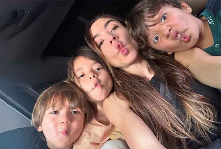 O casal tem três filhos: Pedro Abravanel Faria, Jane Abravanel Faria e Senor Abravanel Faria (nome em homenagem ao avô Silvio Santos, cujo nome de batismo era Senor Abravanel). 
