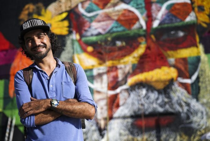 Mundo de formas e cores: Muralista brasileiro é consagrado no exterior