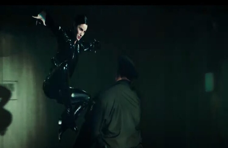 Nada como encerrar com uma das cenas mais icônicas do filme: quando Trinity para no ar. Enquanto está em meio a uma luta, Trinity executa uma acrobacia aérea, e a câmera usa o efeito "bullet time" para capturar o movimento em câmera lenta. A parada no ar não é apenas uma demonstração impressionante de habilidades, mas também simboliza a maestria e o controle que Trinity e outros personagens adquiriram sobre o sistema. É uma demonstração visual poderosa da estética e da filosofia do fil