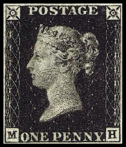 Penny_black - Primeiro Selo do mundo
