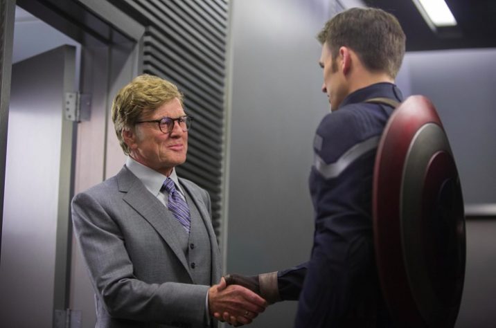 Robert Redford em Capitão América Soldado Invernal