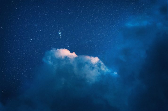 Céu noite noturno