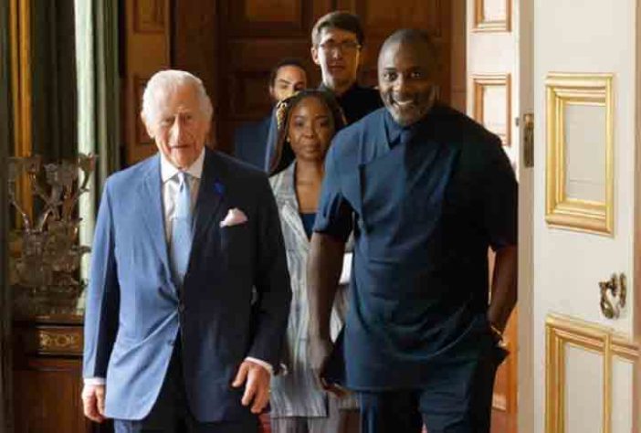 Com o Rei Charles III - Idris Elba - Instagram @idriselba