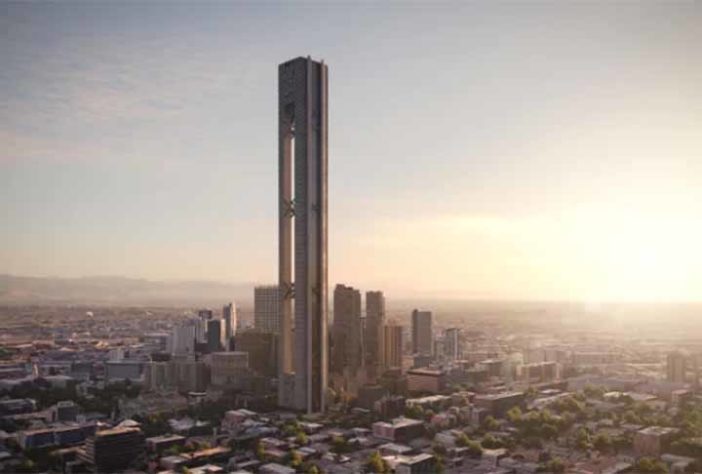 Cidade futurista da África