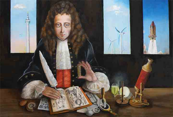 ROBERT HOOKE (1635–1703) . Ele é amplamente reconhecido por suas descobertas na microscopia. Em 1665, Hooke publicou o livro Micrographia, onde descreveu suas observações feitas ao microscópio. Ao examinar uma fina fatia de cortiça, ele observou pequenas cavidades que pareciam compartimentos vazios. Ele chamou esses compartimentos de "células" (do latim cellula, que significa "pequenas salas").
