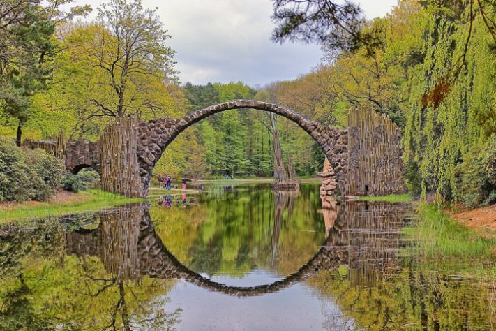 Ponte do Diabo na Alemanha - Rakotzbrücke 
